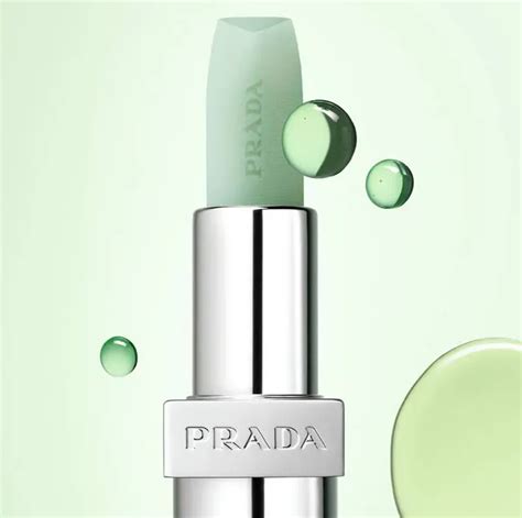 prada blue lip balm|prada color changing lipstick.